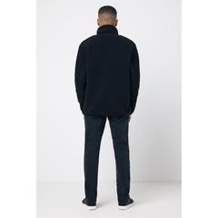 Vue Sherpa en polyester recyclé Iqoniq Diran de couleur noir| Krokrodeal
