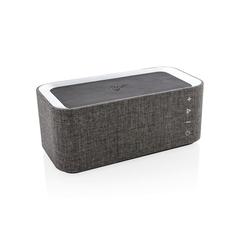 Vue Enceinte avec chargeur à induction Vogue de couleur gris| Krokrodeal