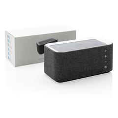 Vue Enceinte avec chargeur à induction Vogue de couleur gris| Krokrodeal