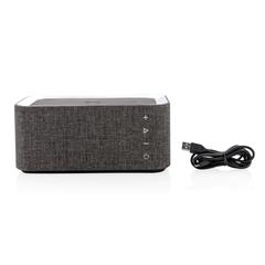 Vue Enceinte avec chargeur à induction Vogue de couleur gris| Krokrodeal