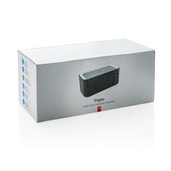 Vue Enceinte avec chargeur à induction Vogue de couleur gris| Krokrodeal