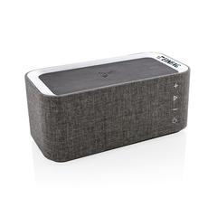 Vue Enceinte avec chargeur à induction Vogue de couleur gris| Krokrodeal