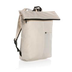 Vue Sac à dos pliable Dillon en rPET AWARE™ de couleur blanc| Krokrodeal
