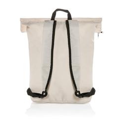 Vue Sac à dos pliable Dillon en rPET AWARE™ de couleur blanc| Krokrodeal