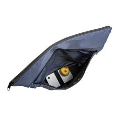 Vue Sac à dos pliable Dillon en rPET AWARE™ de couleur bleu| Krokrodeal