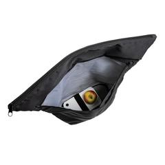Vue Sac à dos pliable Dillon en rPET AWARE™ de couleur noir| Krokrodeal