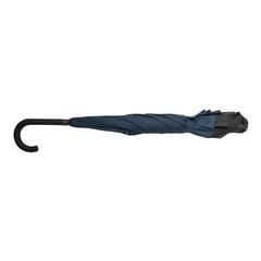 Vue Parapluie réversible 23" en rPET 190T Impact AWARE™ de couleur bleu| Krokrodeal