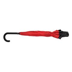 Vue Parapluie réversible 23" en rPET 190T Impact AWARE™ de couleur rouge| Krokrodeal