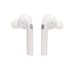 Vue Ecouteurs sans fil avec boitier de charge Liberty de couleur blanc| Krokrodeal