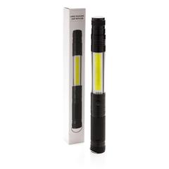 Vue Lampe télescopique avec COB de couleur noir| Krokrodeal
