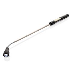 Vue Lampe télescopique avec COB de couleur noir| Krokrodeal