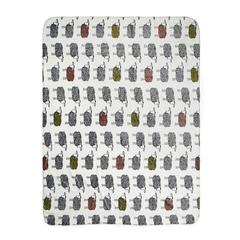 Vue VINGA Plaid sherpa en rPET GRS Sheep de couleur blanc| Krokrodeal