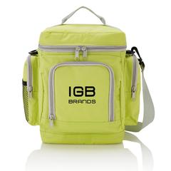 Vue Sac isotherme de voyage Deluxe de couleur vert| Krokrodeal