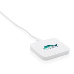 Vue Chargeur à induction 5W carré de couleur blanc| Krokrodeal
