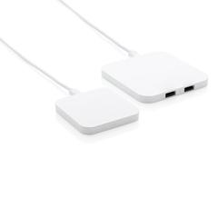 Vue Chargeur à induction 5W carré de couleur blanc| Krokrodeal
