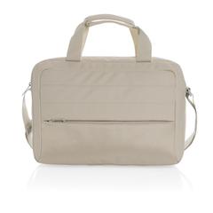 Vue Sacoche pour ordinateur 15,6'' rPET AWARE™ Armond de couleur beige| Krokrodeal