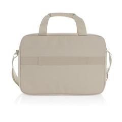 Vue Sacoche pour ordinateur 15,6'' rPET AWARE™ Armond de couleur beige| Krokrodeal