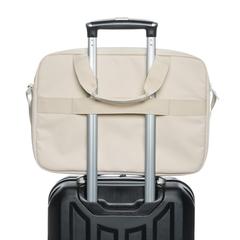 Vue Sacoche pour ordinateur 15,6'' rPET AWARE™ Armond de couleur beige| Krokrodeal