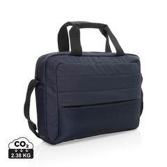 Vue Sacoche pour ordinateur 15,6'' rPET AWARE™ Armond de couleur bleu| Krokrodeal