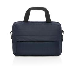 Vue Sacoche pour ordinateur 15,6'' rPET AWARE™ Armond de couleur bleu| Krokrodeal