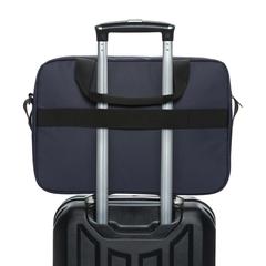Vue Sacoche pour ordinateur 15,6'' rPET AWARE™ Armond de couleur bleu| Krokrodeal