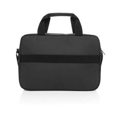 Vue Sacoche pour ordinateur 15,6'' rPET AWARE™ Armond de couleur noir| Krokrodeal