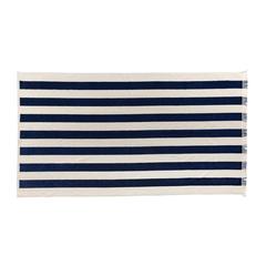 Vue Serviette de plage Ukiyo Yukari AWARE™ Made in Europe de couleur bleu| Krokrodeal