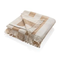 Vue Serviette de plage Ukiyo Yukari AWARE™ Made in Europe de couleur marron| Krokrodeal