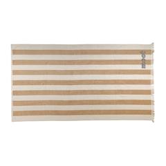 Vue Serviette de plage Ukiyo Yukari AWARE™ Made in Europe de couleur marron| Krokrodeal