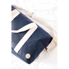 Vue VINGA Sac weekend Sortino de couleur bleu| Krokrodeal