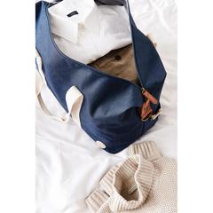 Vue VINGA Sac weekend Sortino de couleur bleu| Krokrodeal