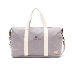 Vue VINGA Sac weekend Sortino de couleur gris| Krokrodeal