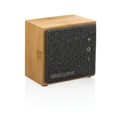 Vue Haut-parleur sans fil 5W en bambou Wynn de couleur marron| Krokrodeal
