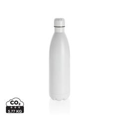 Vue Bouteille isotherme en acier 1L de couleur blanc| Krokrodeal