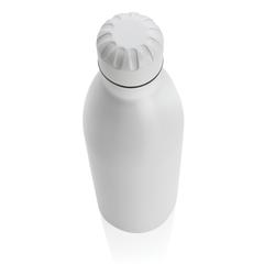 Vue Bouteille isotherme en acier 1L de couleur blanc| Krokrodeal