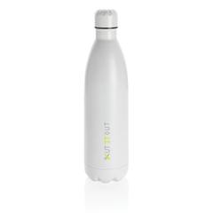 Vue Bouteille isotherme en acier 1L de couleur blanc| Krokrodeal