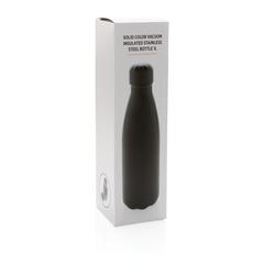 Vue Bouteille isotherme en acier 1L de couleur noir| Krokrodeal