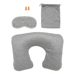 Vue Set confort de voyage de couleur gris| Krokrodeal
