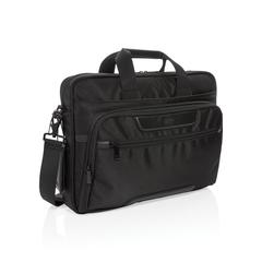 Vue Sac ordinateur 15,6" Voyager en RPET avec anti RFID de couleur noir| Krokrodeal