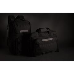 Vue Sac ordinateur 15,6" Voyager en RPET avec anti RFID de couleur noir| Krokrodeal