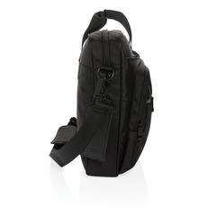 Vue Sac ordinateur 15,6" Voyager en RPET avec anti RFID de couleur noir| Krokrodeal