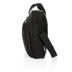 Vue Sac ordinateur 15,6" Voyager en RPET avec anti RFID de couleur noir| Krokrodeal