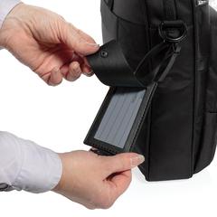 Vue Sac ordinateur 15,6" Voyager en RPET avec anti RFID de couleur noir| Krokrodeal