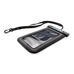 Vue Pochette étanche IPX8 pour téléphone de couleur noir| Krokrodeal