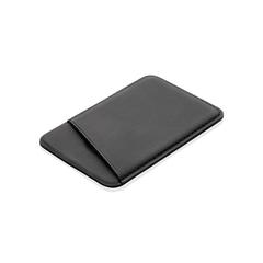 Vue Porte cartes magnétique de couleur noir| Krokrodeal