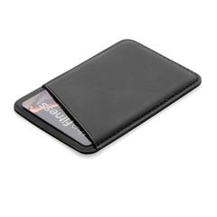 Vue Porte cartes magnétique de couleur noir| Krokrodeal