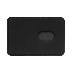 Vue Porte cartes magnétique de couleur noir| Krokrodeal