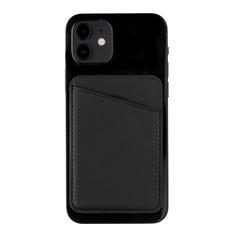 Vue Porte cartes magnétique de couleur noir| Krokrodeal