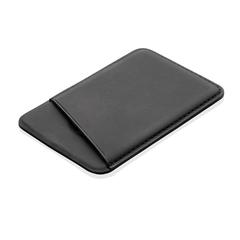 Vue Porte cartes magnétique de couleur noir| Krokrodeal