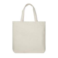 Vue VINGA Tote bag en toile recyclée AWARE™ Hilo de couleur blanc| Krokrodeal